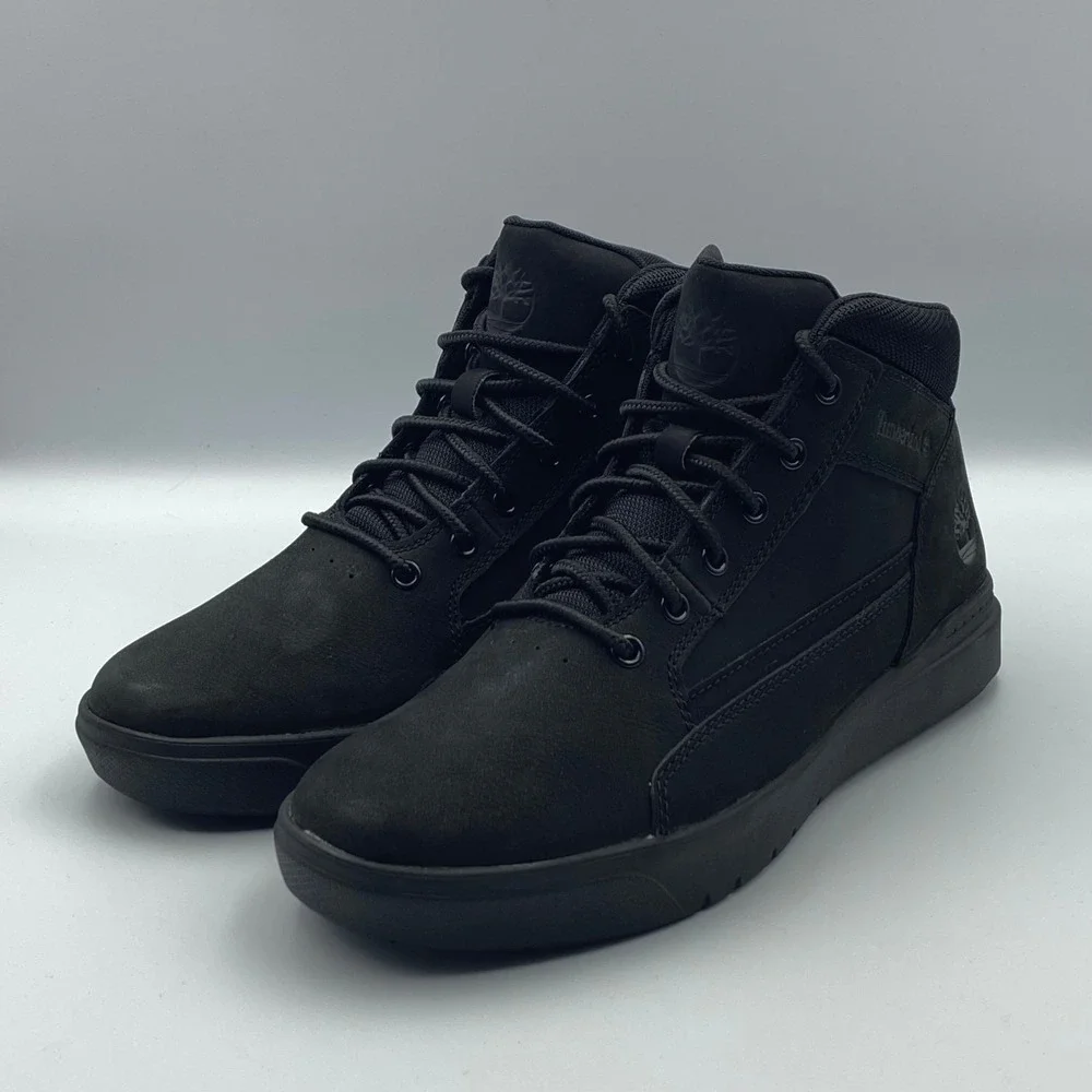 NEW Timberland Allston Mid Sneaker Shoes‎ Boots TB0A69V5EQ4 Black Mens Size 9.5